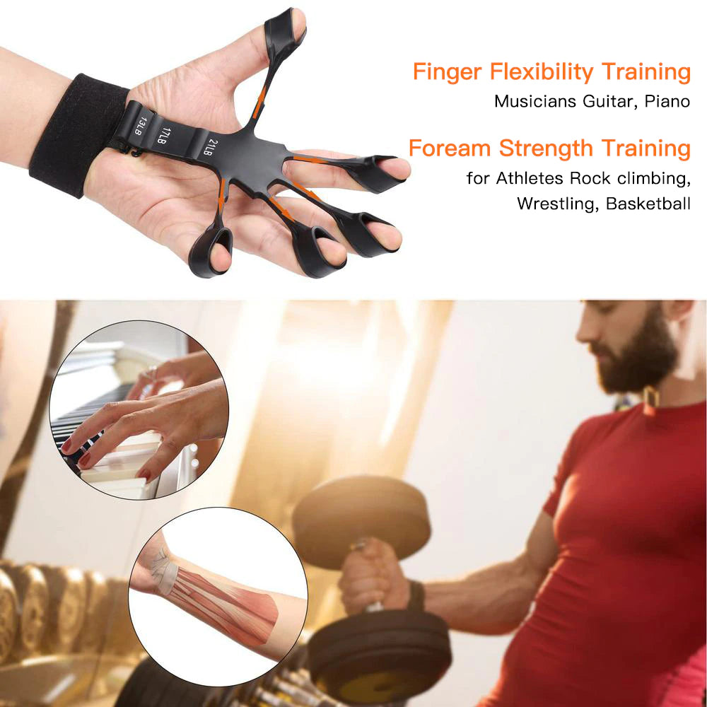 Finger Gripper Exerciser 6 Resistant Hand Strengthener for Patient