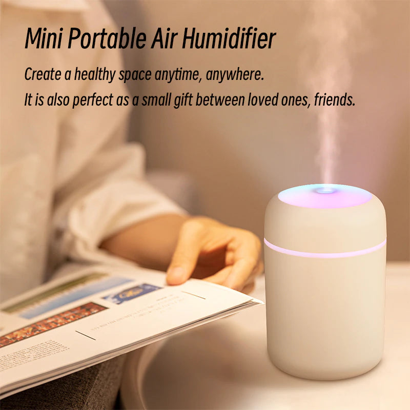 300Ml H2O Air Humidifier Portable Mini USB Aroma Diffuser