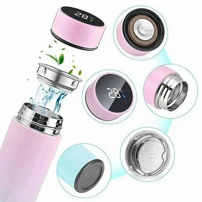 500Ml Smart Thermos Bottle With LED Temperature Display