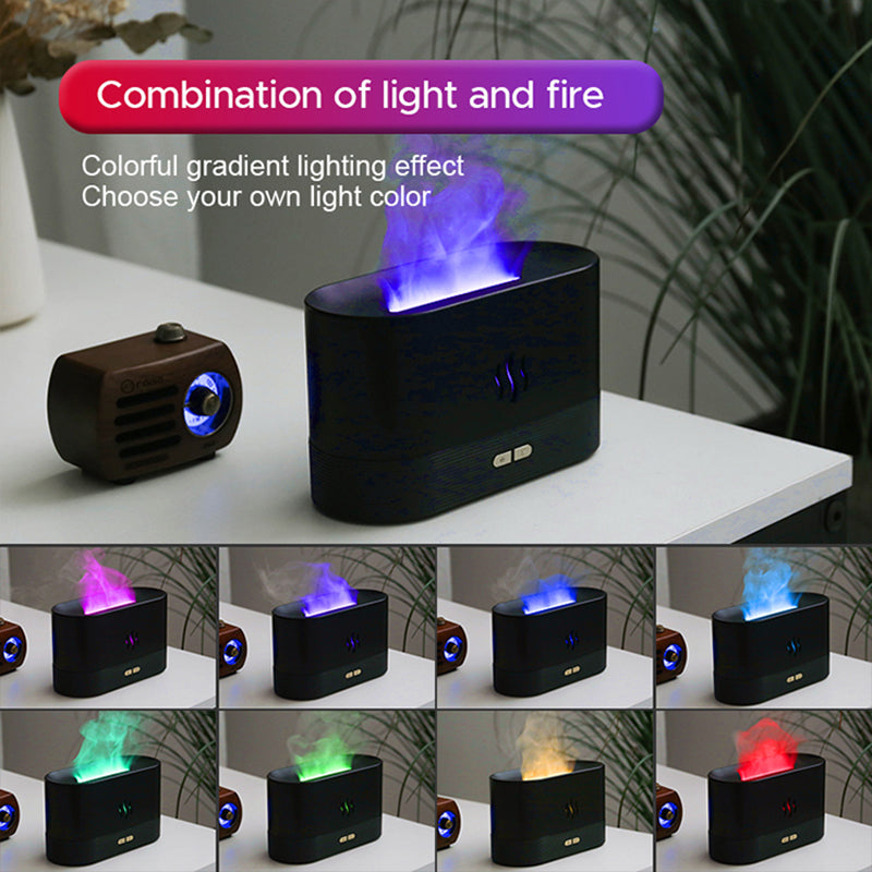 Aroma Diffuser Air Oil Flame Lamp Difusor