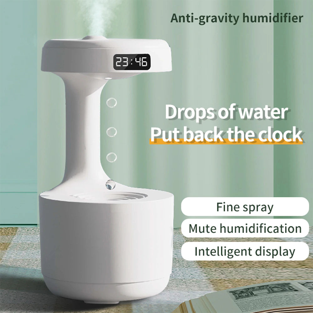 800ML anti Gravity USB Air Humidifier Water Drop Mist Maker