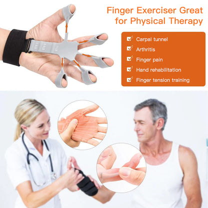 Finger Gripper Exerciser 6 Resistant Hand Strengthener for Patient