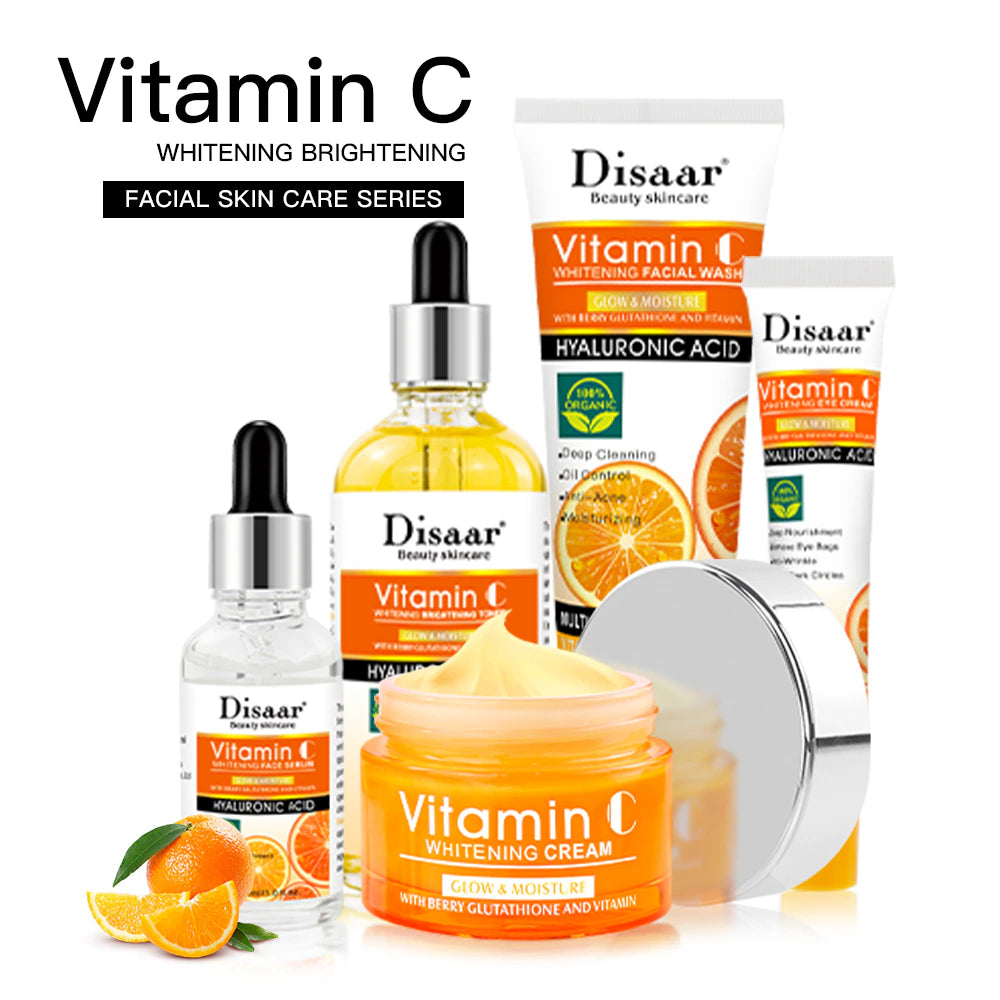 Vitamin C Facial Whitening Care Set Face Cleanser