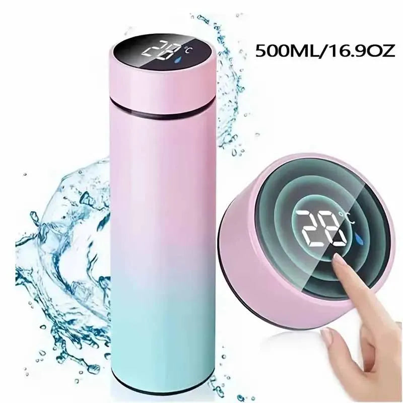 500Ml Smart Thermos Bottle With LED Temperature Display