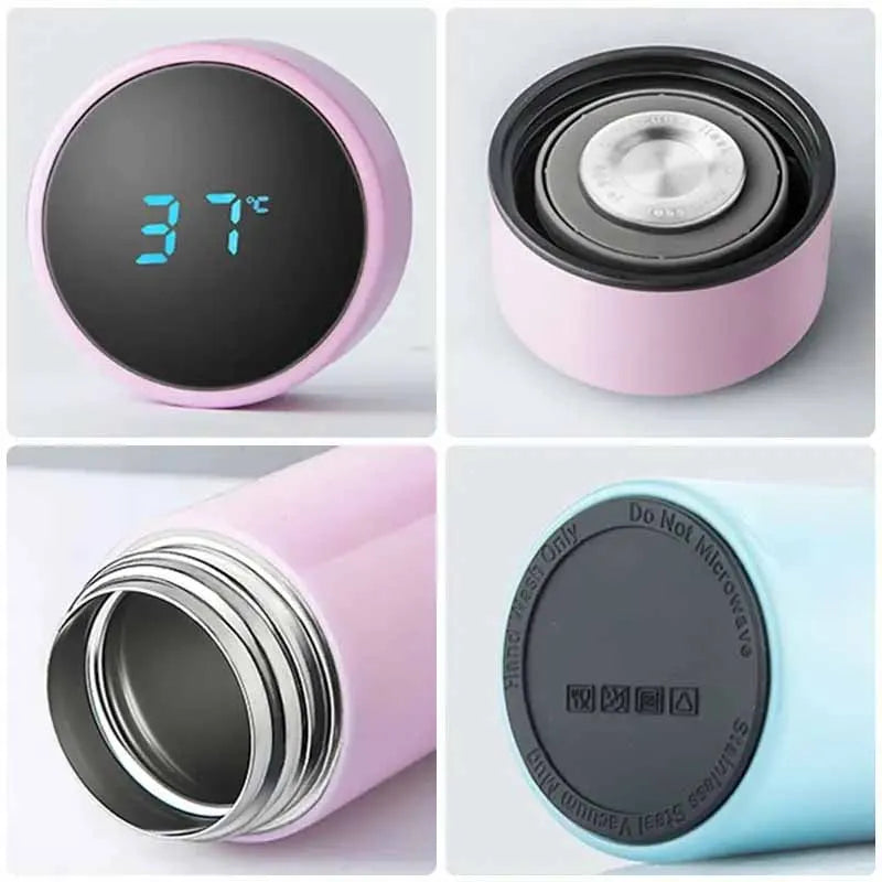 500Ml Smart Thermos Bottle With LED Temperature Display