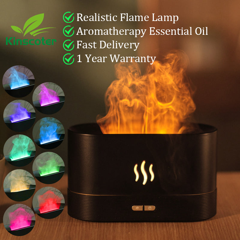 Aroma Diffuser Air Oil Flame Lamp Difusor