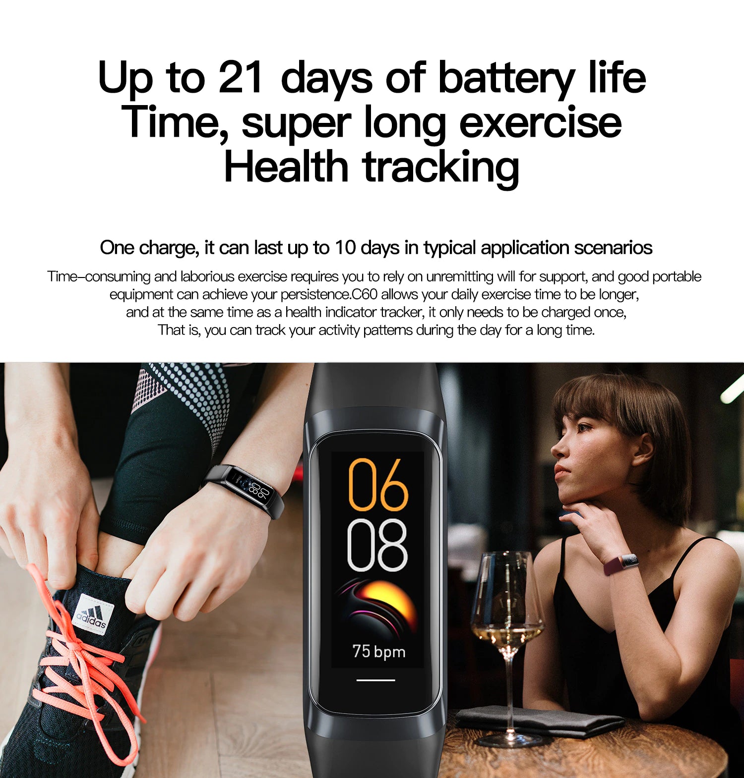 Waterproof Smart Watch Fitness Tracker